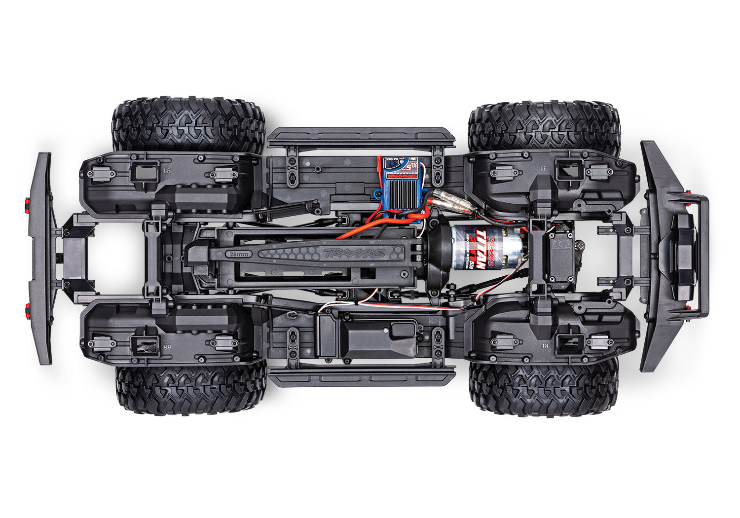 Traxxas - TRX-4 Sport High Trail Edition 1/10 Scale Trail Rock Crawler w/TQ 2.4GHz Radio, Gris