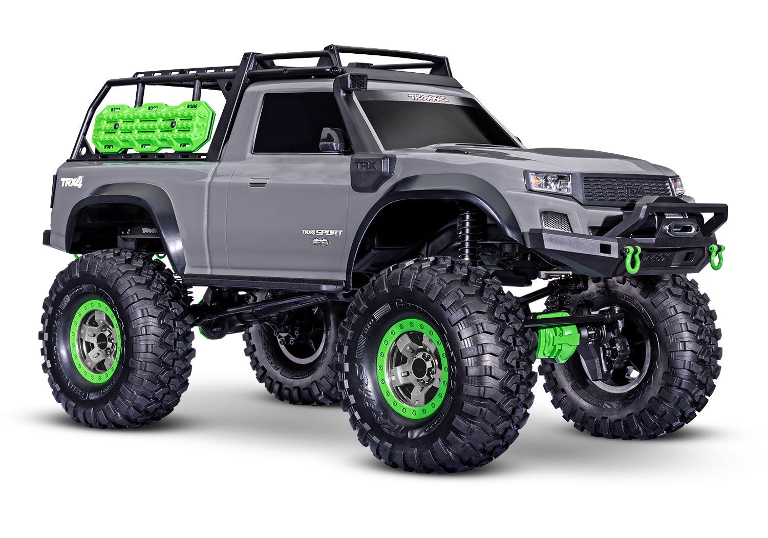 Traxxas - TRX-4 Sport High Trail Edition 1/10 Scale Trail Rock Crawler w/TQ 2.4GHz Radio, Gris