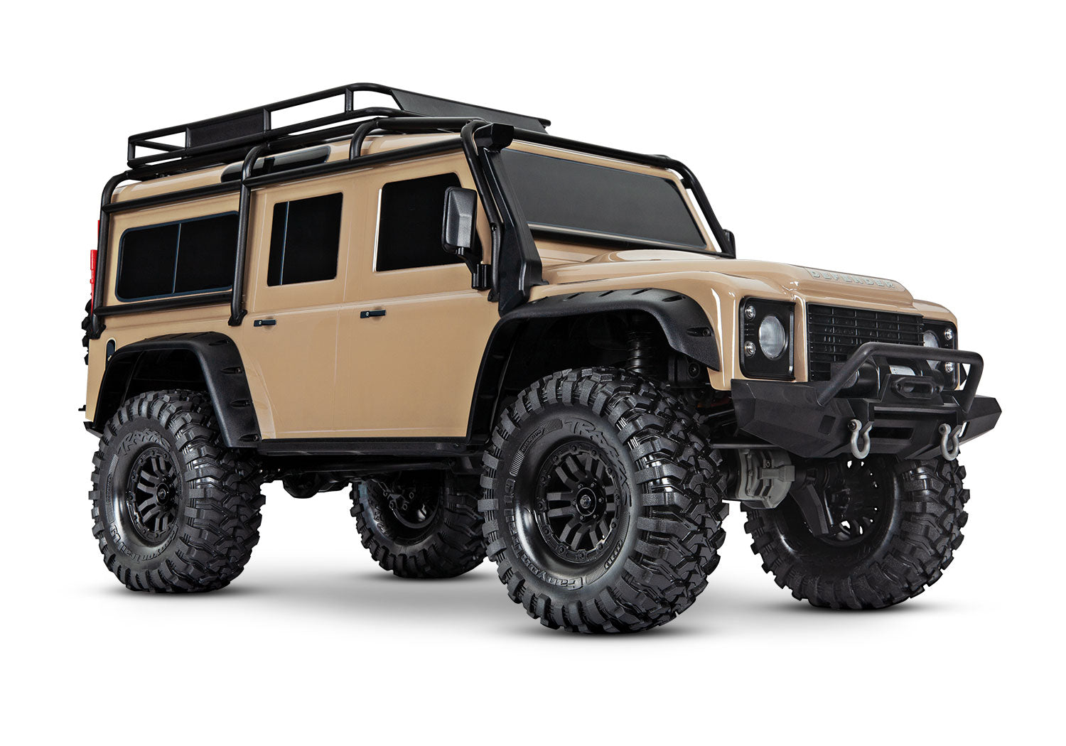 Traxxas - TRX-4 1/10 Scale & Trail Rock Crawler w/Land Rover Defender Body w/XL-5 ESC & TQi 2.4GHz Radio, Sand