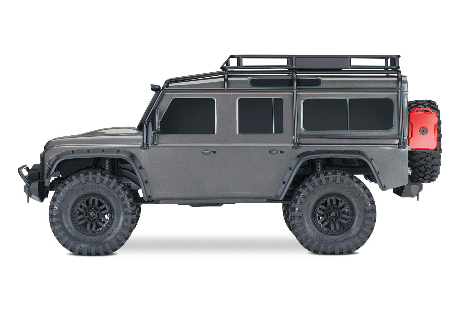 Traxxas - TRX-4 1/10 Scale & Trail Rock Crawler w/Land Rover Defender Body w/XL-5 ESC & TQi 2.4GHz Radio, Gris