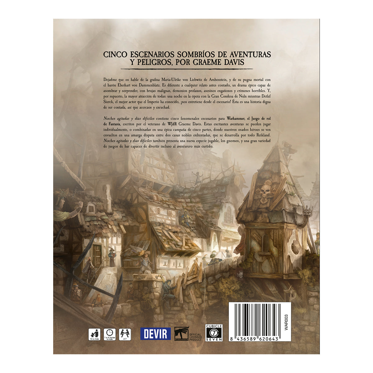 Devir - Warhammer Fantasy Role Play - Noches Agitadas y Días Difíciles (Español)