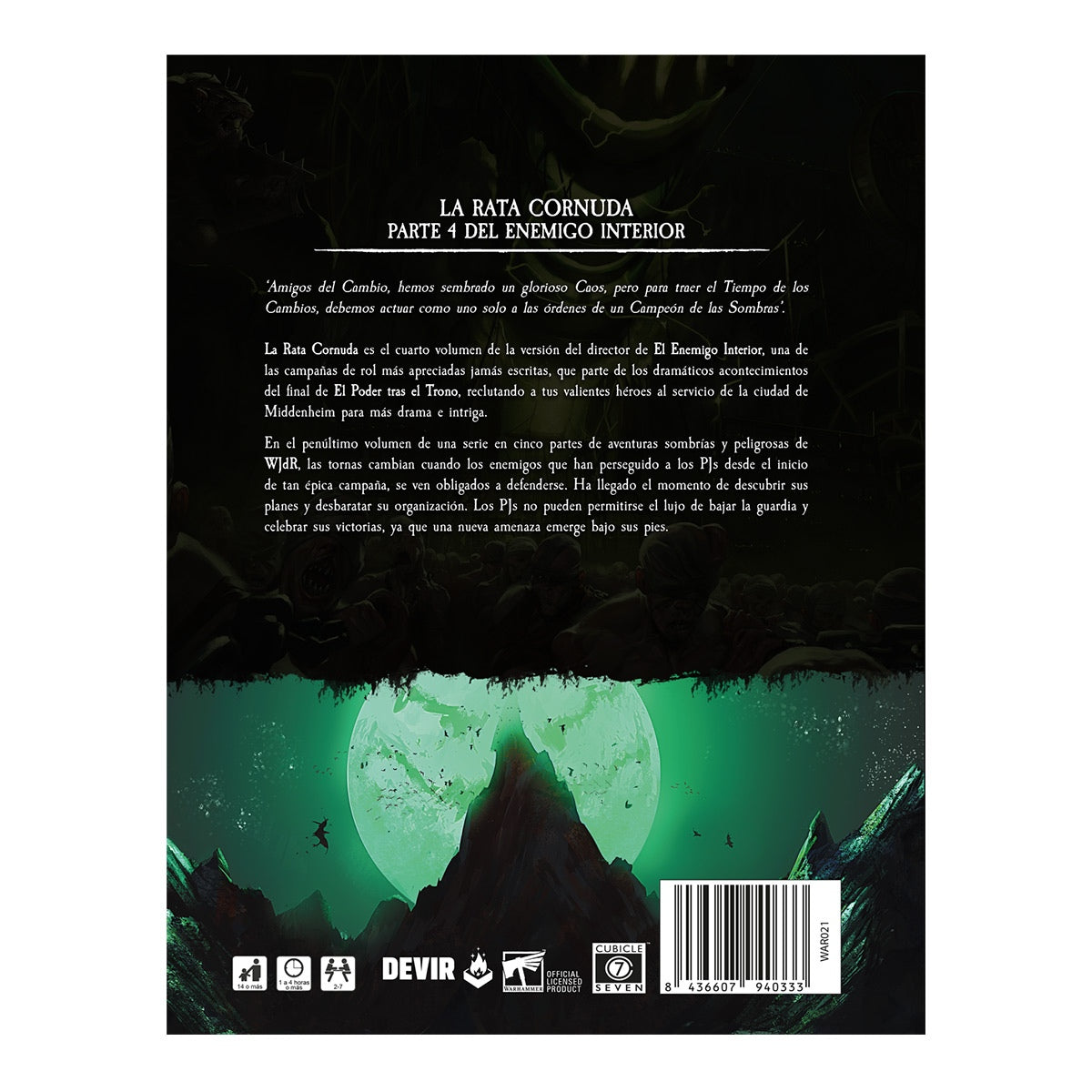 Devir - Warhammer Fantasy Role Play - La Rata Cornuda (Español)