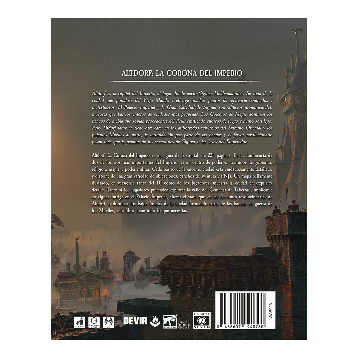 Devir - Warhammer Fantasy Role Play - Altdorf la Corona del Imperio (Español)