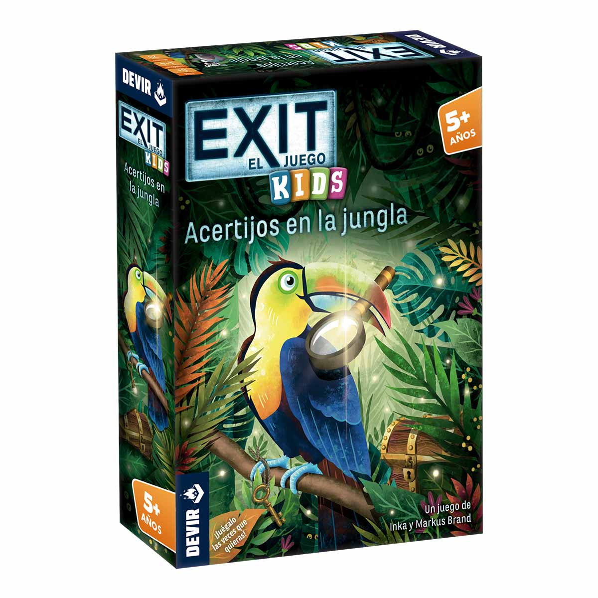 Devir - EXIT el Juego - KIDS - Acertijos en la Jungla (Español)