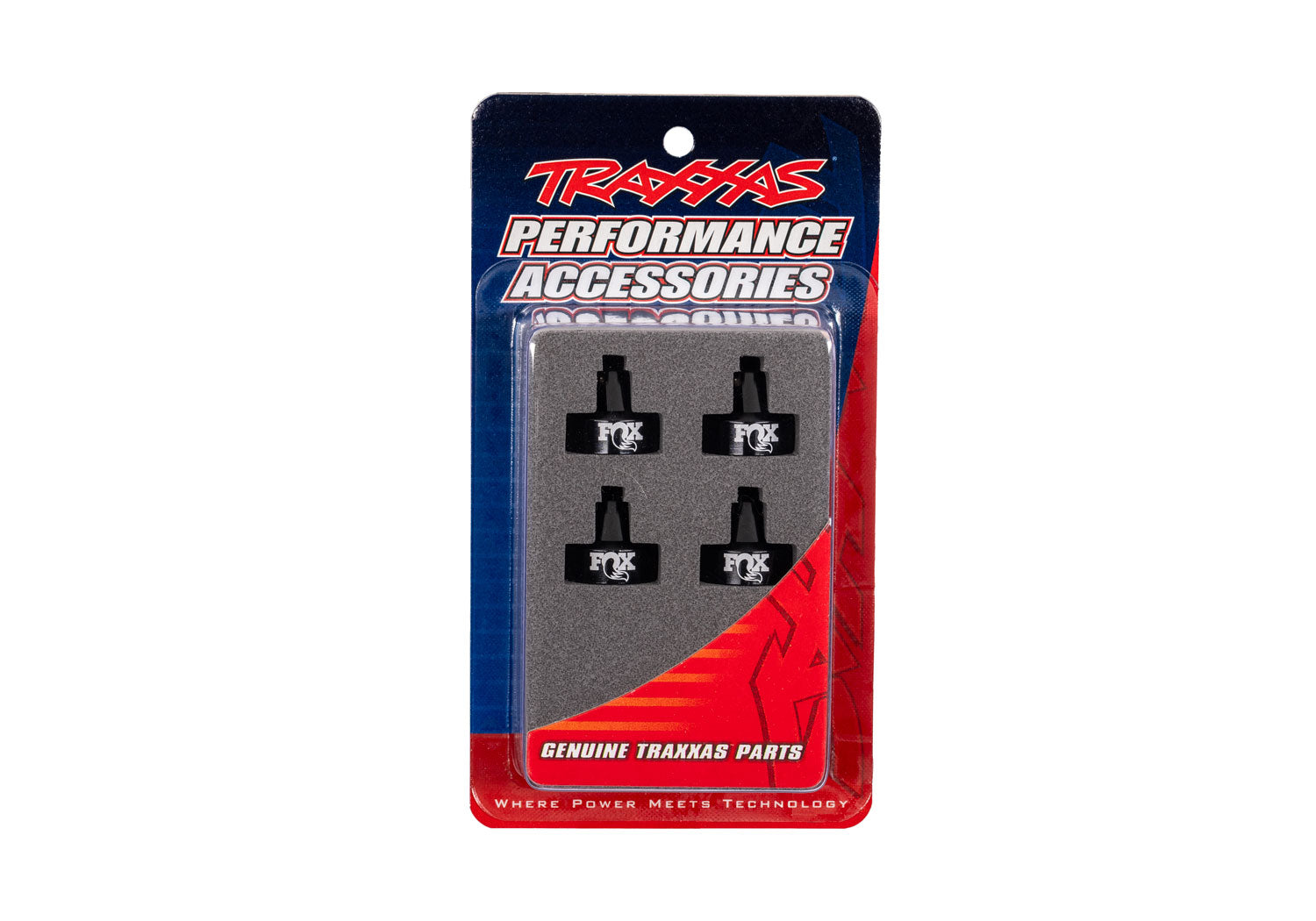 Traxxas - Aluminum GTR "Fox®" Shock Caps (Black) (4)