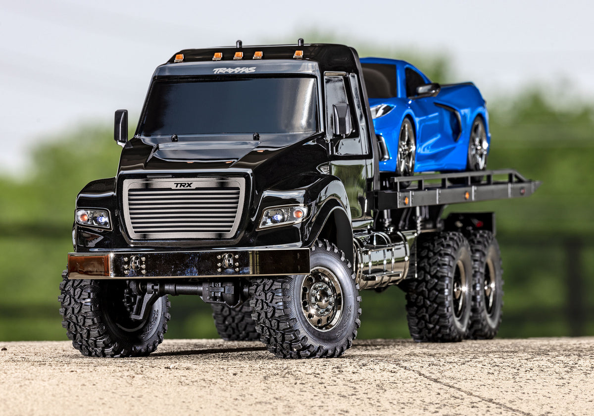Traxxas - TRX-6 1/10 6x6 Ultimate RC Hauler Flatbed Tow Truck w/TQi 2.4GHz Radio & Pro Scale Winch