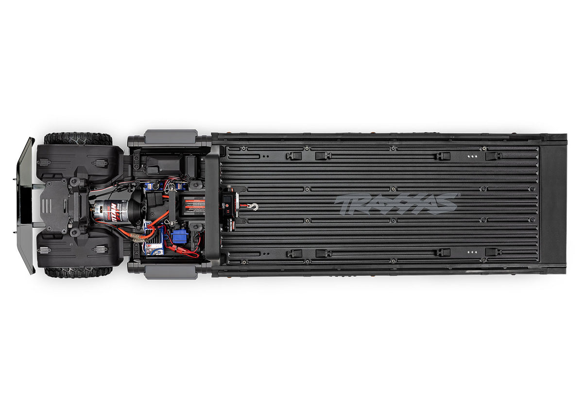 Traxxas - TRX-6 1/10 6x6 Ultimate RC Hauler Flatbed Tow Truck w/TQi 2.4GHz Radio & Pro Scale Winch