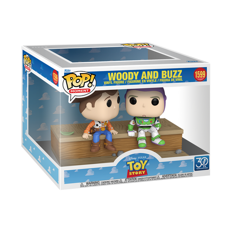 Funko Pop Moment: Disney Pixar Toy Story 30 Aniversario - Woody y Buzz, #1599