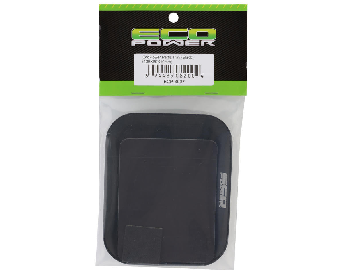 EcoPower - Small Aluminum Magnetic Parts Tray/Screw Catcher (Black)