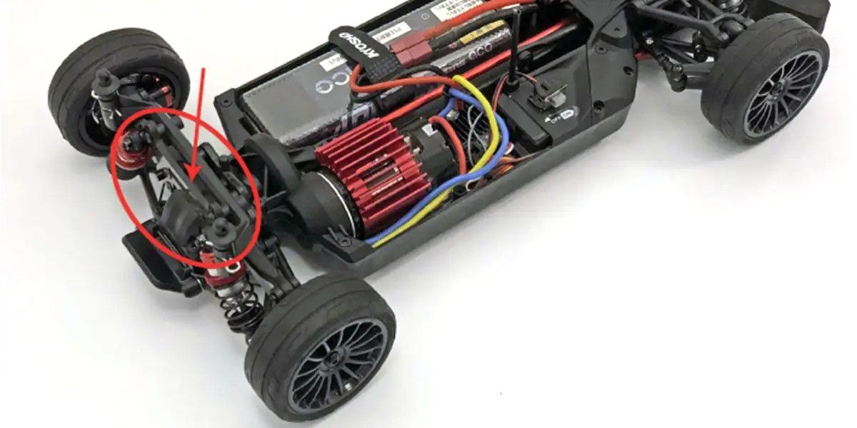 Kyosho - TC Carbon Rear Shock Stay(FAZER MK2)