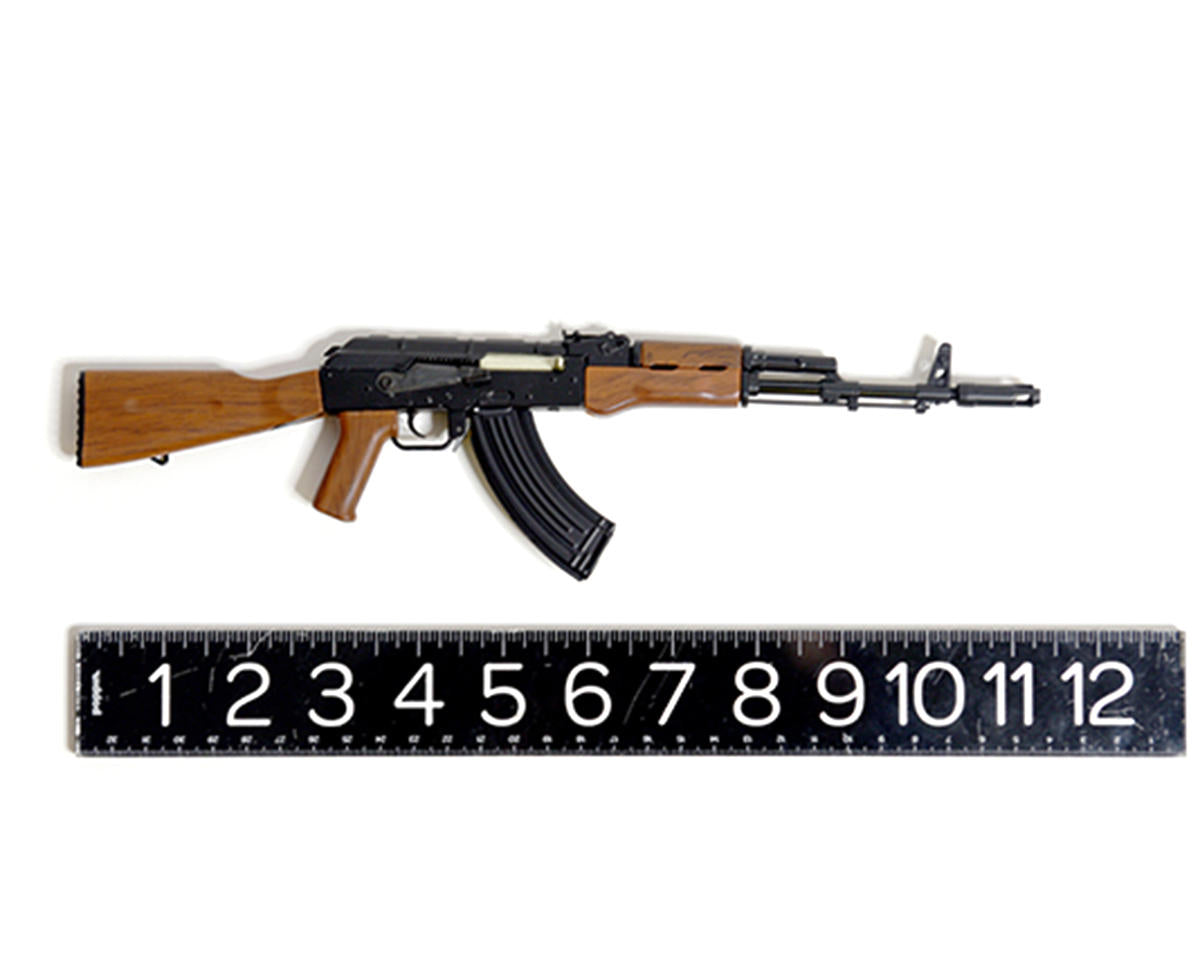 GoatGuns - Miniature 1/3 Scale Die-Cast AK47 Model Kit (Black)