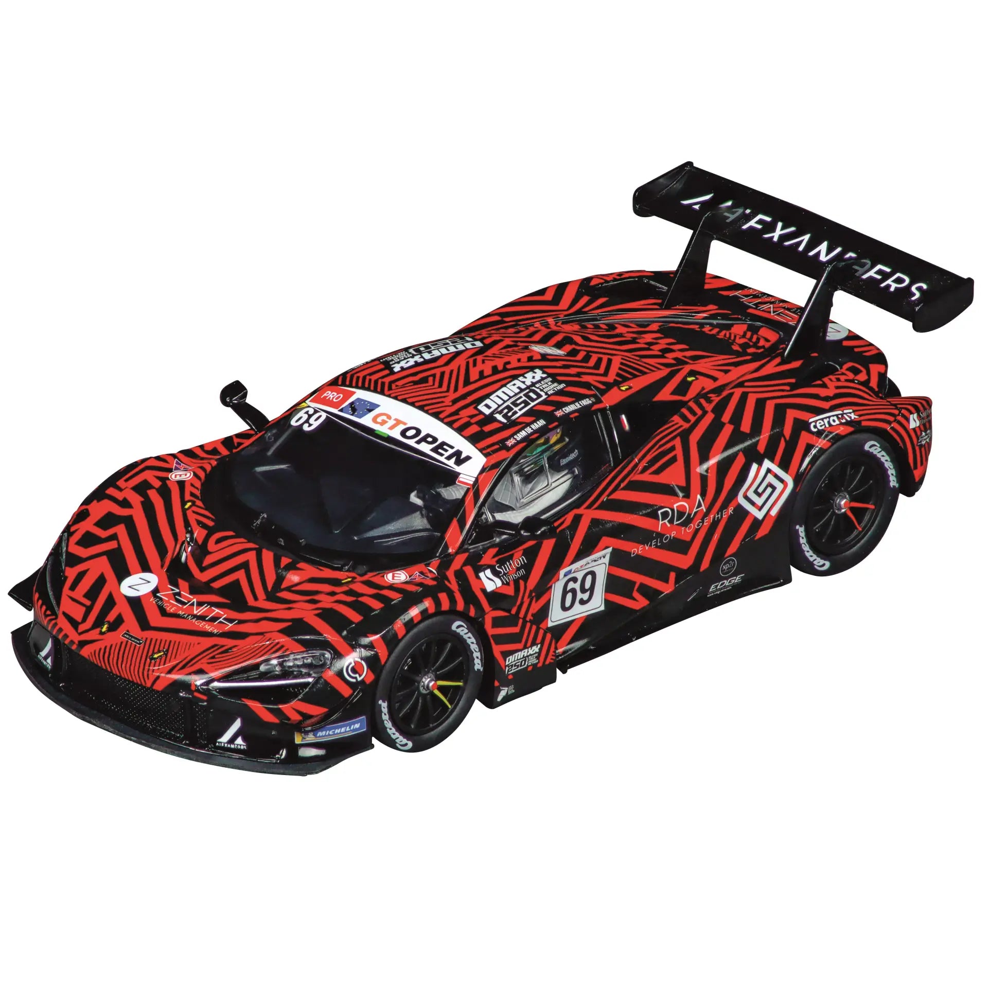Carrera - "McLaren 720S GT3 "Optimum Motorsport, No.69" Analogo, Escala 1/32