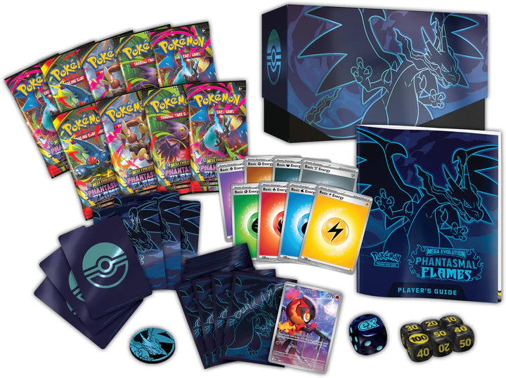 Pokemon TCG: Mega Evolution 02 Phantasmal Flames- Elite Trainer Box (Ingles)