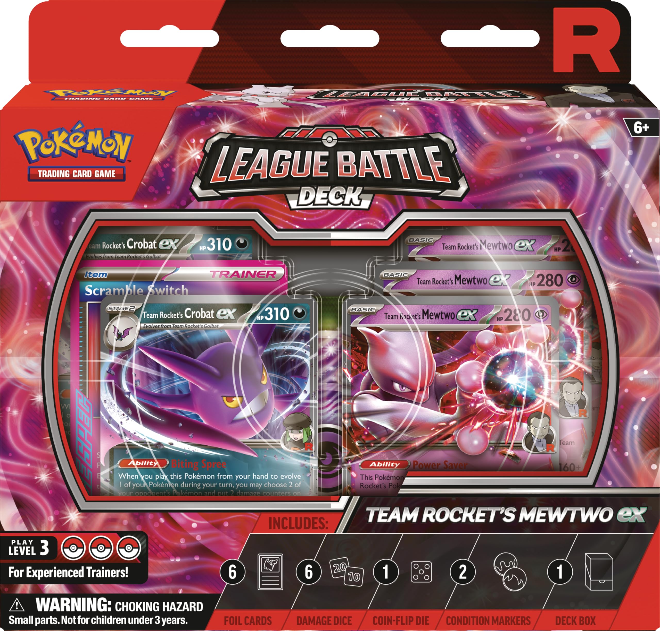 Pokémon TCG: Teanm Rocket's Mewtwo EX Leage Battle Deck (Ingles)
