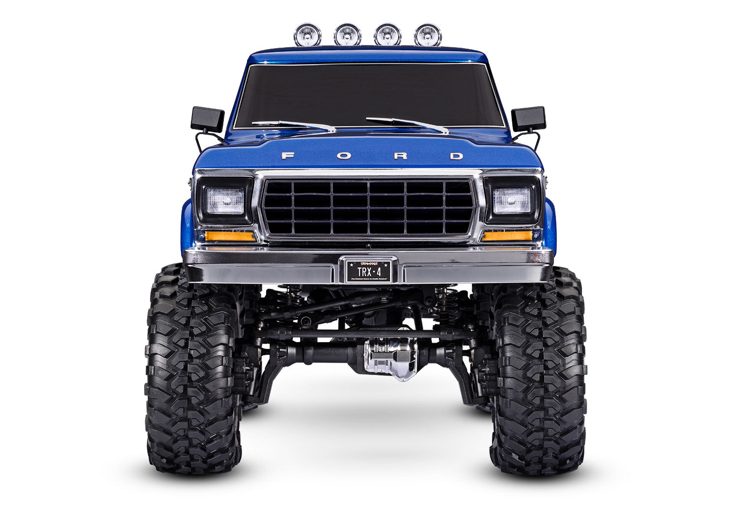 Traxxas - TRX-4 1/10 High Trail Edition RC Crawler w/'79 Ford F-150 Ranger XLT Body & TQi 2.4GHz Radio, Azul