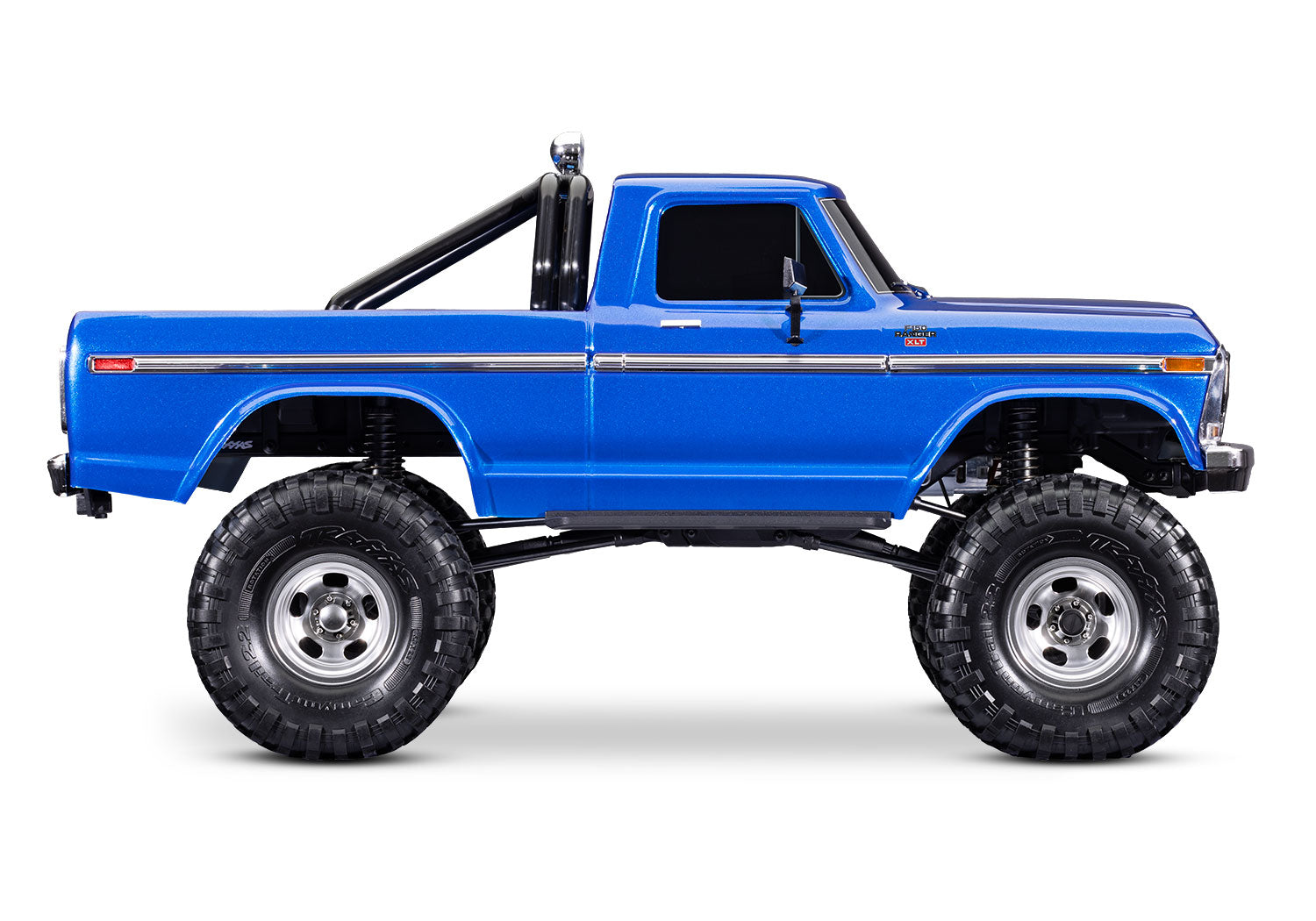 Traxxas - TRX-4 1/10 High Trail Edition RC Crawler w/'79 Ford F-150 Ranger XLT Body & TQi 2.4GHz Radio, Azul