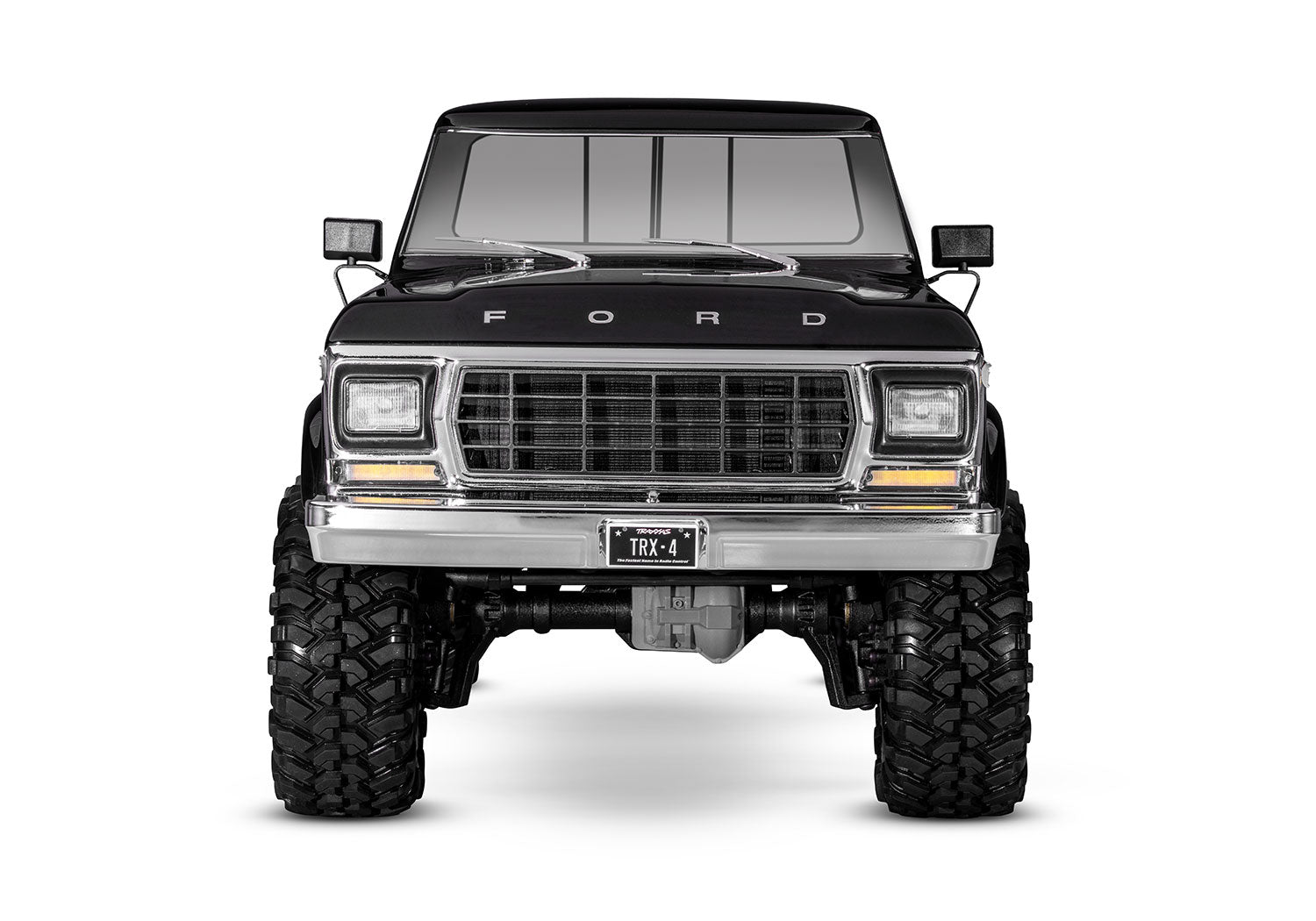 Traxxas - TRX-4® 1/10 4WD RTR Scale & Trail® Rock Crawler w/Ford® F-150® Truck w/XL-5™ HV ESC & TQ™ 2.4GHz Radio, Negra