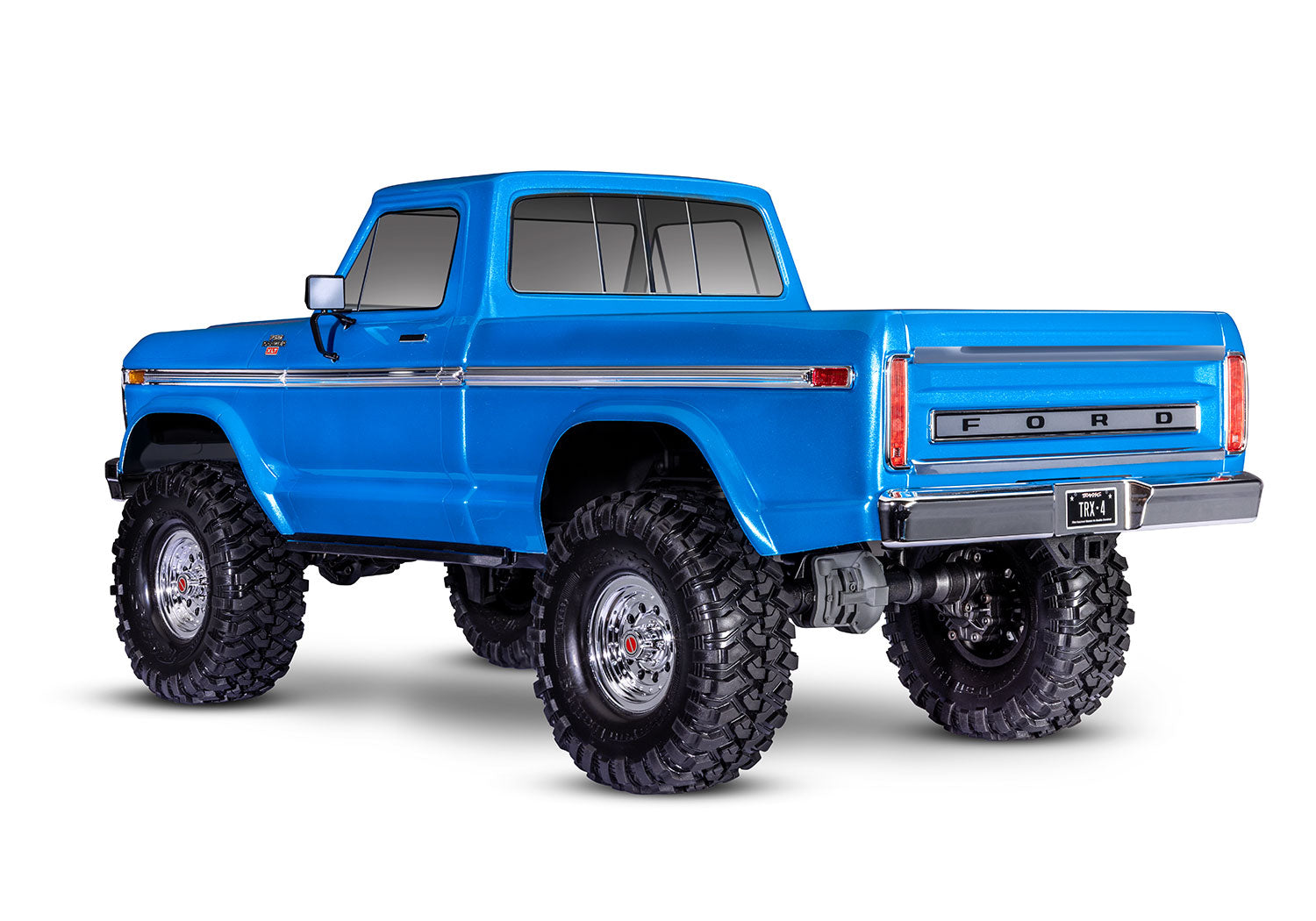 Traxxas - TRX-4® 1/10 4WD RTR Scale & Trail® Rock Crawler w/Ford® F-150® Truck w/XL-5™ HV ESC & TQ™ 2.4GHz Radio, Azul