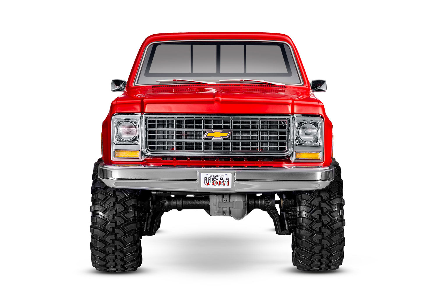 Traxxas - TRX-4® 1/10 4WD RTR Scale & Trail® Rock Crawler w/1979 Chevrolet® K10 Truck w/XL-5™ HV ESC & TQ™ 2.4GHz Radio, Roja