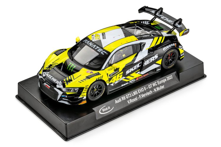 Slot.It - Audi R8 GT3 LMS EVO II - Skechers #46 - V Rossi - '22 GT WC Europe