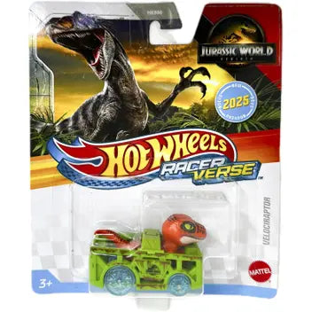 Mattel - Racer Verse Velociraptor Jurassic World Hot Wheels