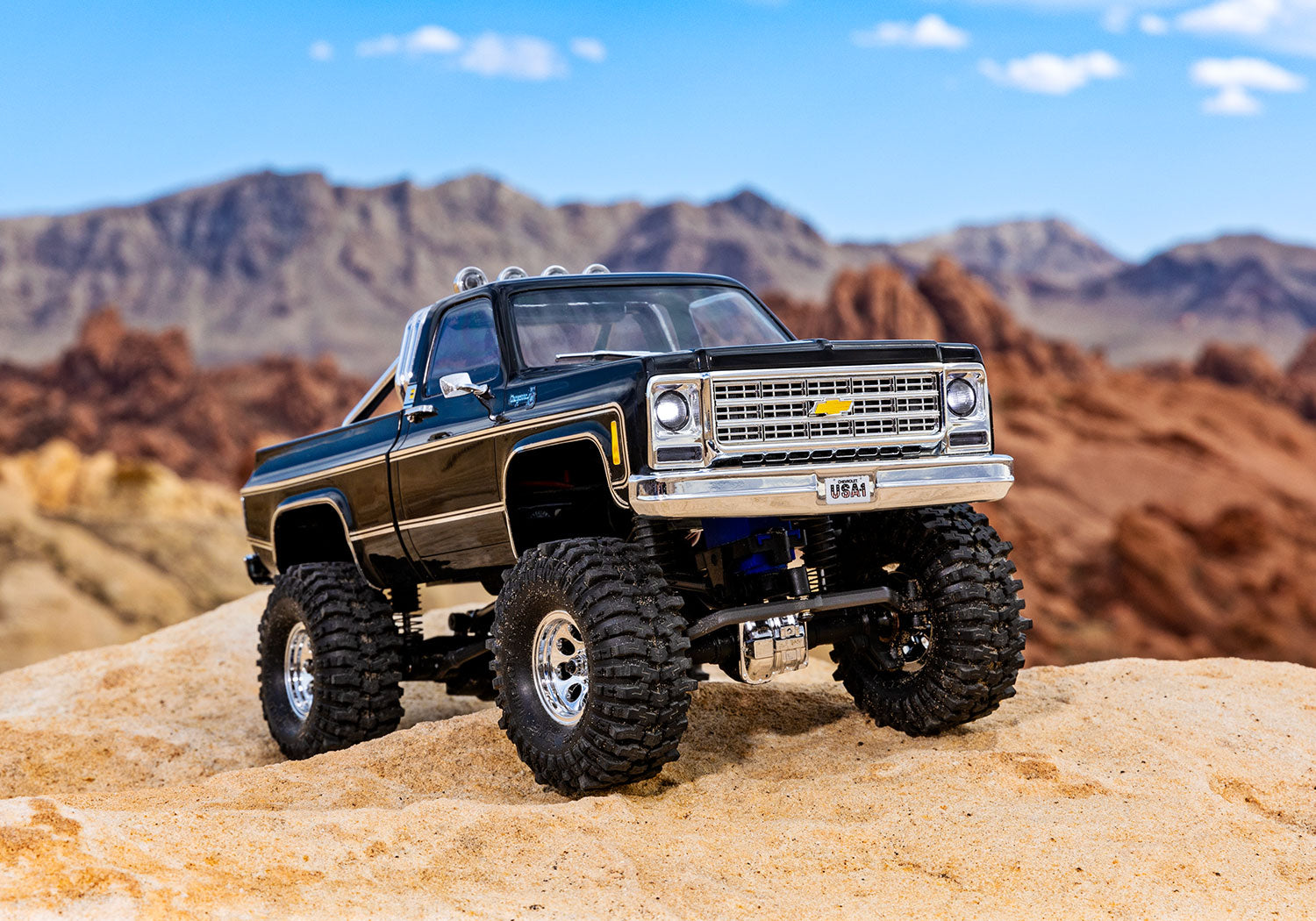 Traxxas - 1/18 Trx-4M Chevrolet K10 High Trail, Negra