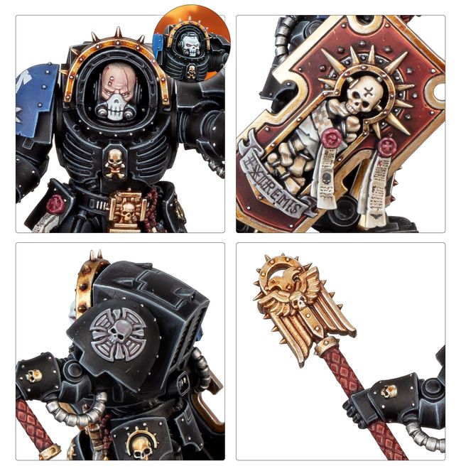 Games Workshop - Space Marines: Chaplain In Terminator Armour – vista adicional 1
