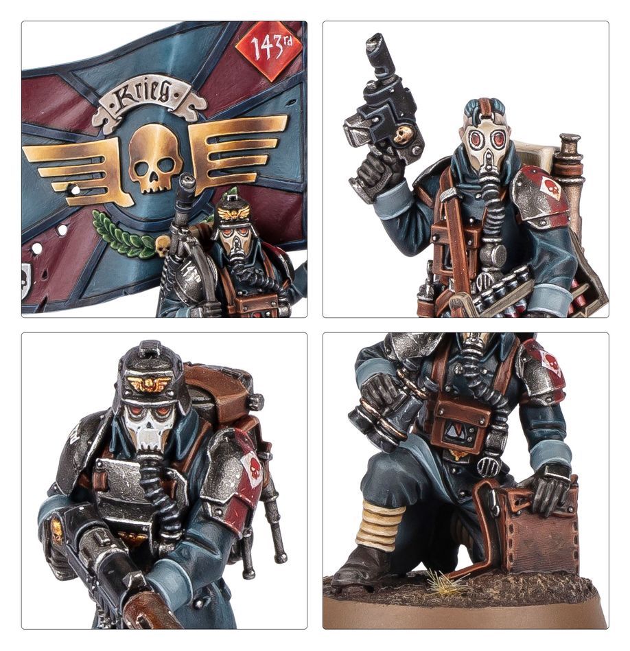 Games Workshop - Warhammer 40,000: Astra Militarum Battleforce: Krieg Siege Platoon