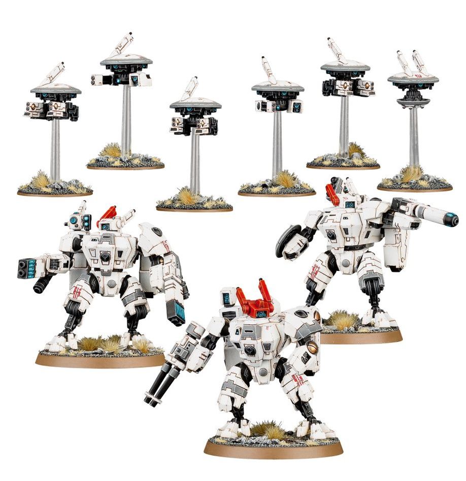 Games Workshop - Warhammer 40,000: T’au Empire Battleforce: Farsight Cadre