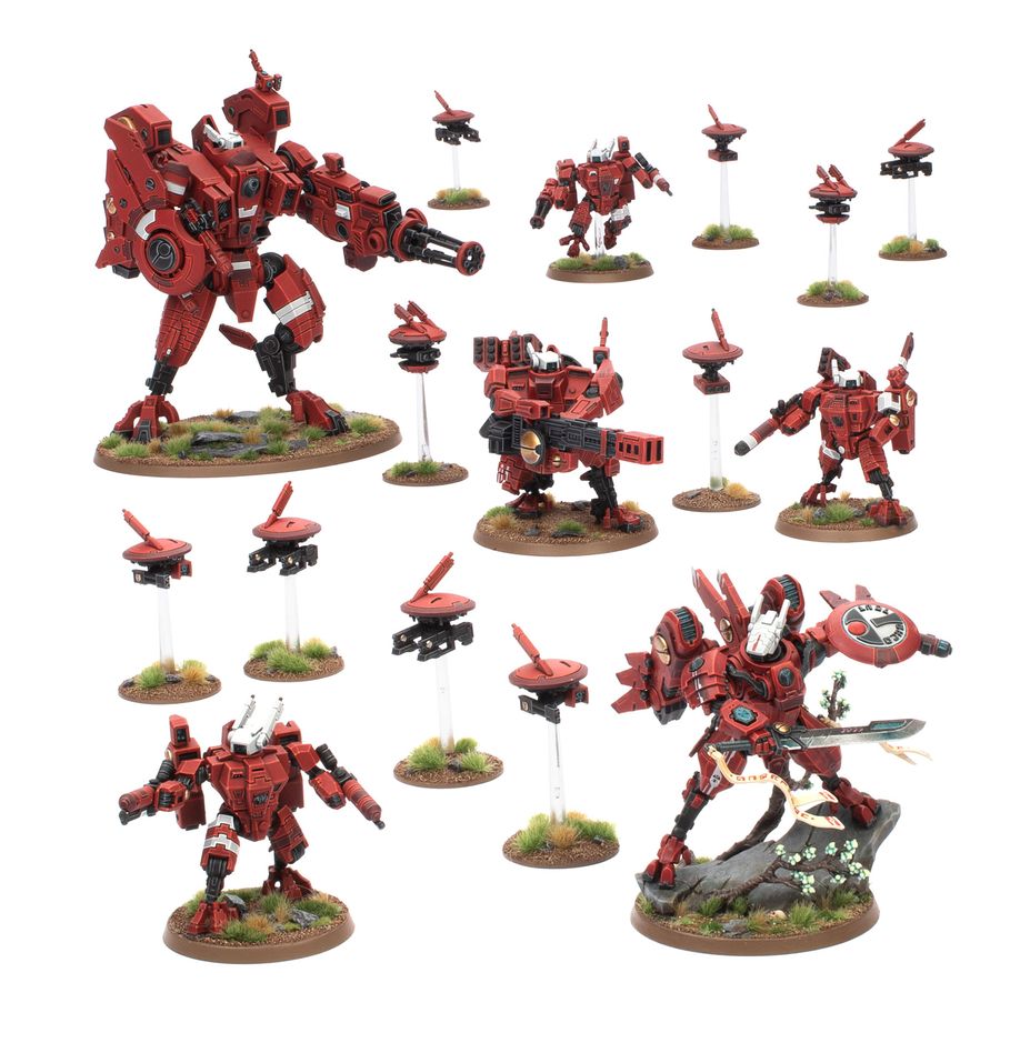 Games Workshop - Warhammer 40,000: T’au Empire Battleforce: Farsight Cadre