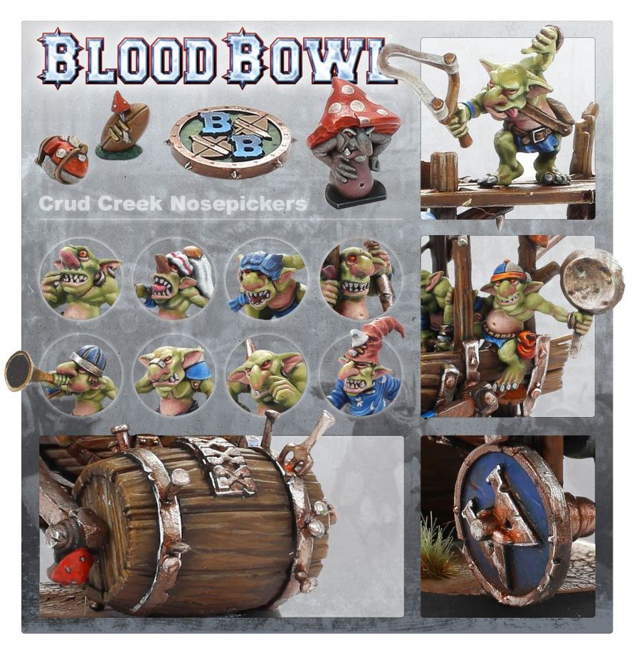 Games Workshop - Blood Bowl: Snotling Blood Bowl Team – Crud Creek Nosepickers