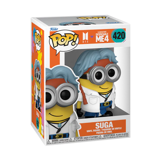 Funko Pop Movies: Mi Villano Favorito X BTS - Suga, #420
