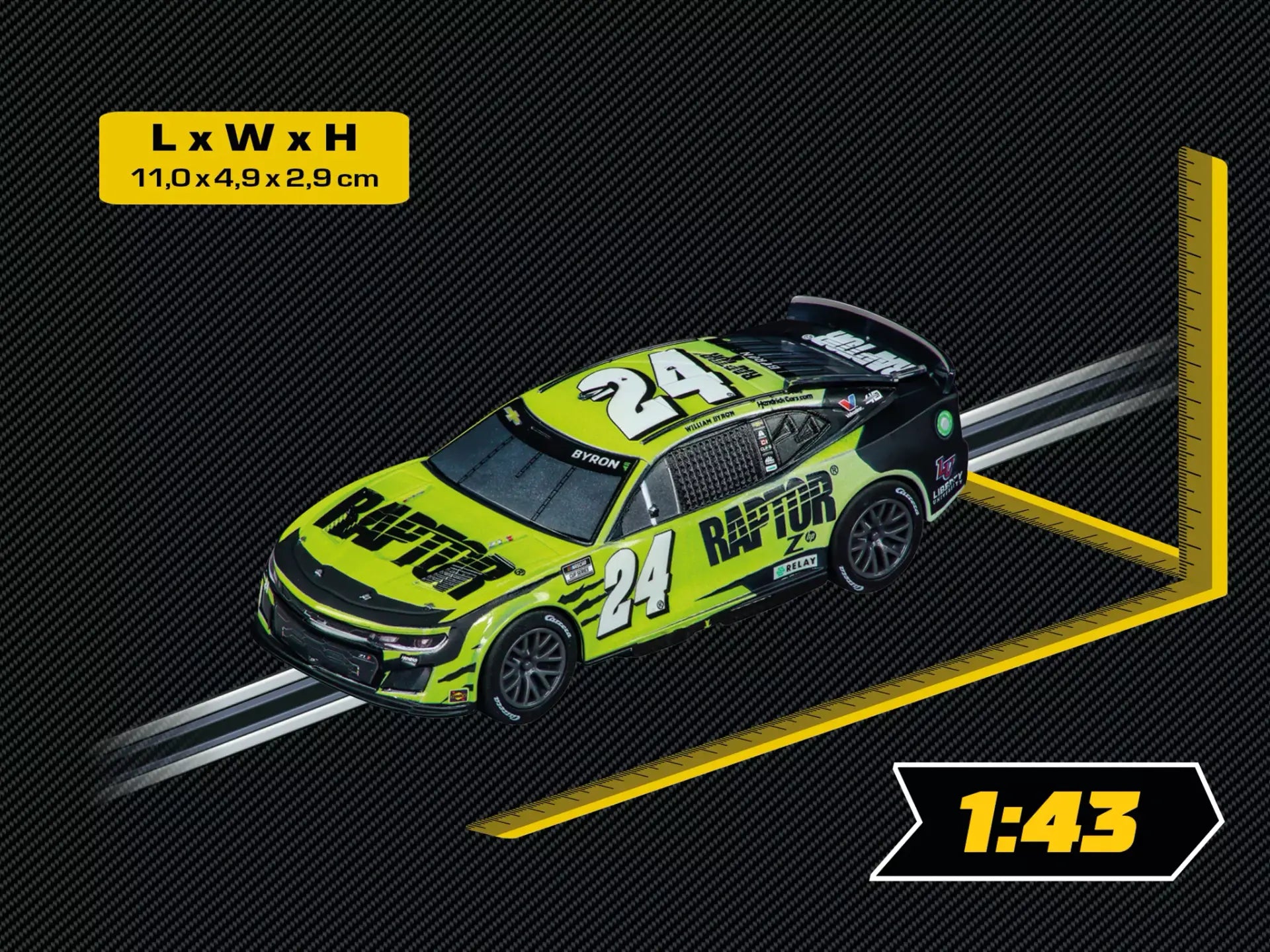 Carrera - "NASCAR Camaro NextGen ZL1 "Hendrick Motorsports, William Byron, No.24" Escala 1/43