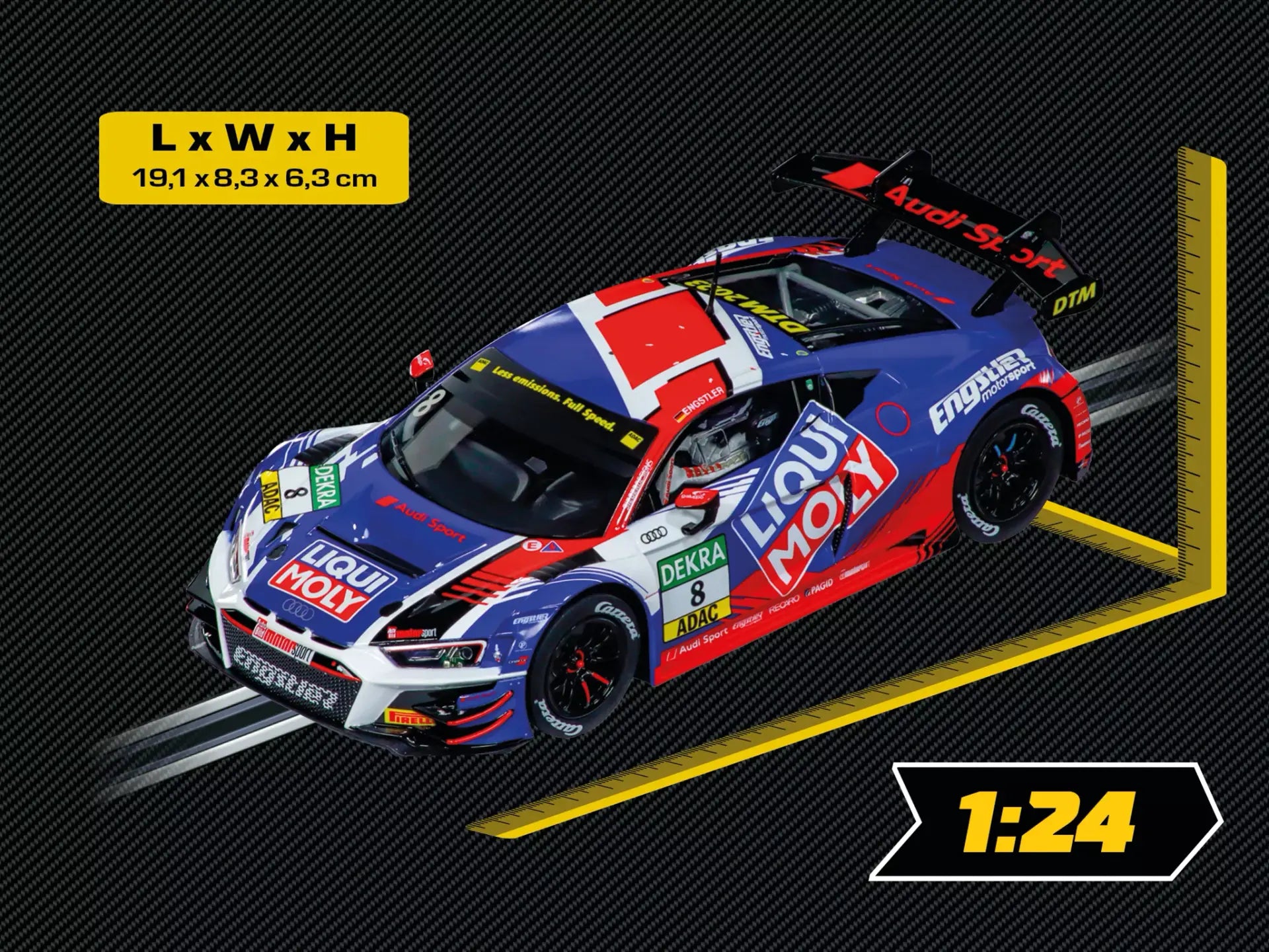 Carrera - "Audi R8 LMS GT3 evo II "Engstler Motorsport, No.8" Digital 1/24