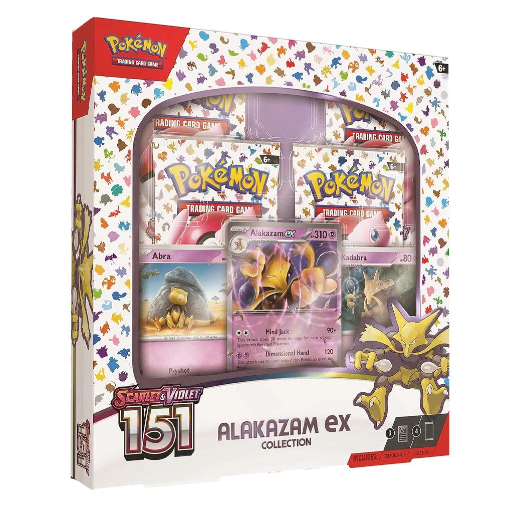 Pokémon TCG: Scarlet & Violet 151 - Alakazam ex Collection Box (Ingles)