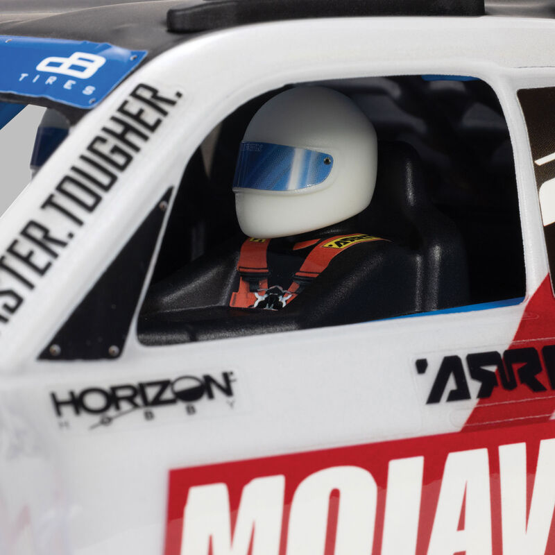 Arrma - 1/16 Mojave Grom 223S DSC 4X4 RTR Brushless Desert Truck, White/Blue (Battery & Charger Included)