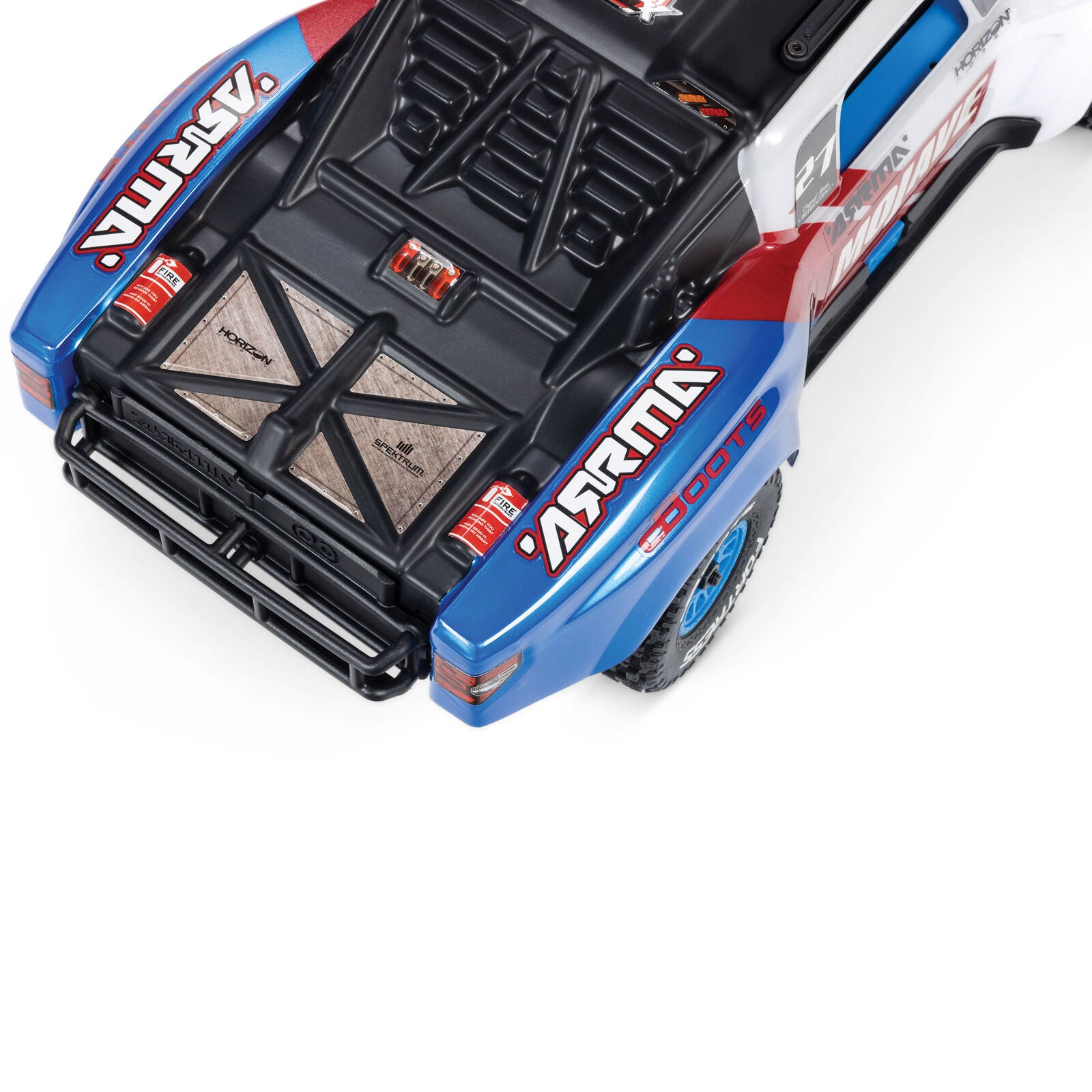 Arrma - 1/16 Mojave Grom 223S DSC 4X4 RTR Brushless Desert Truck, White/Blue (Battery & Charger Included)