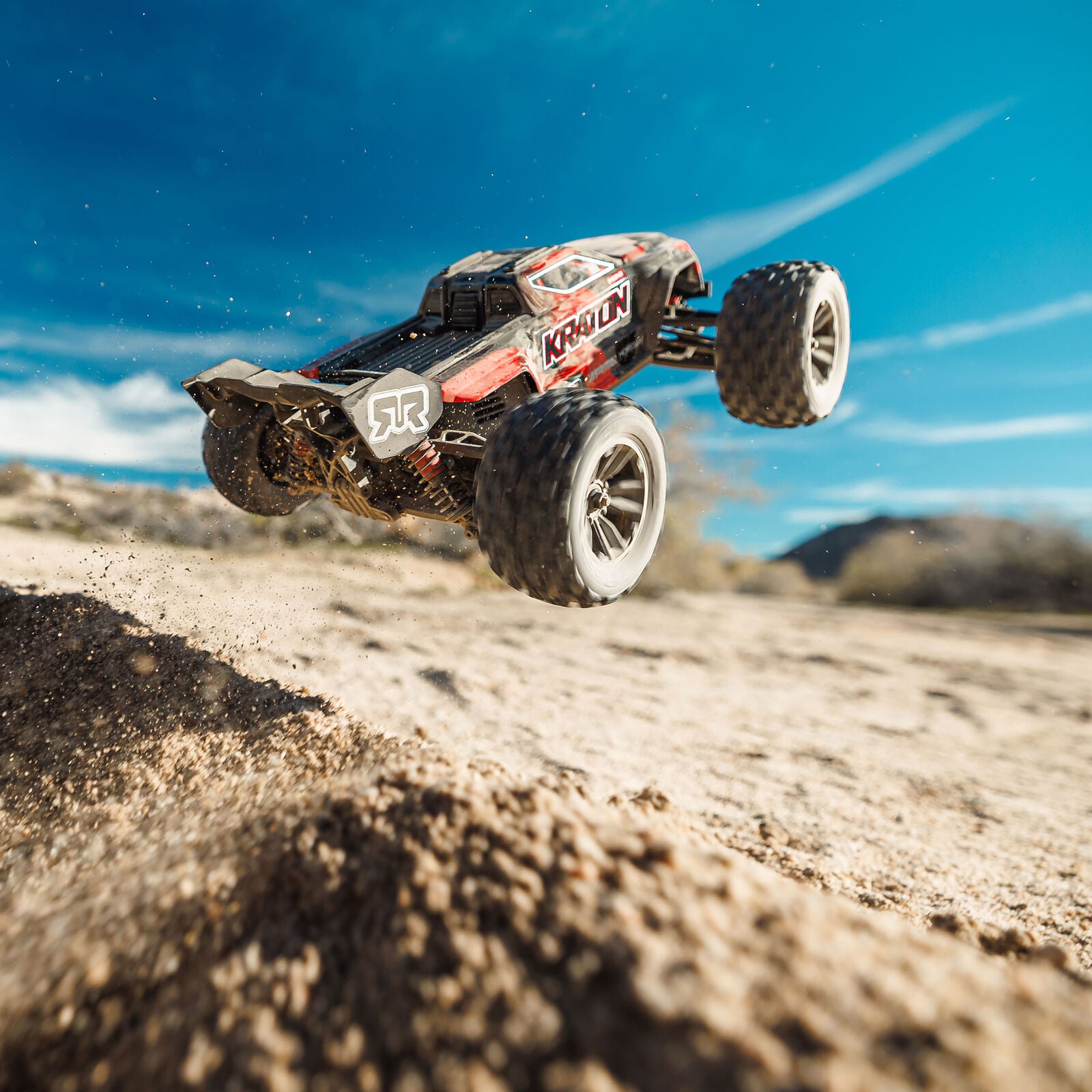 Arrma - Mini Kraton 3S BLX 4X4 1/16 RTR Brushless Speed Monster Truck (Black/Red) w/2.4GHz Radio