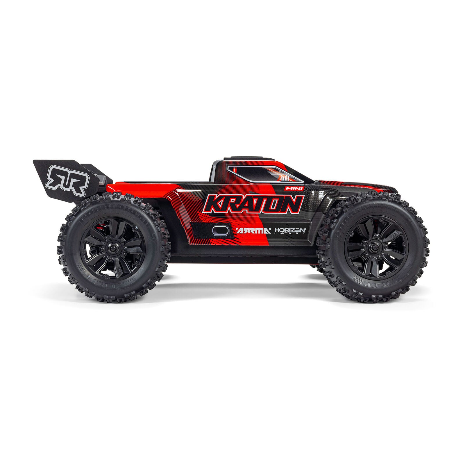 Arrma - Mini Kraton 3S BLX 4X4 1/16 RTR Brushless Speed Monster Truck (Black/Red) w/2.4GHz Radio