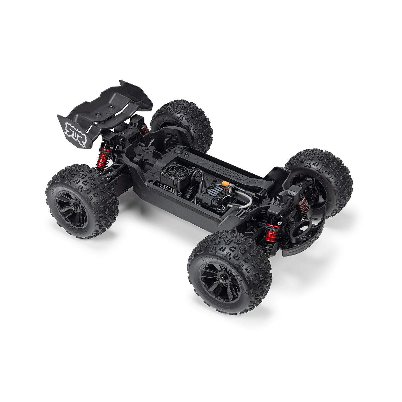 Arrma - Mini Kraton 3S BLX 4X4 1/16 RTR Brushless Speed Monster Truck (Black/Red) w/2.4GHz Radio