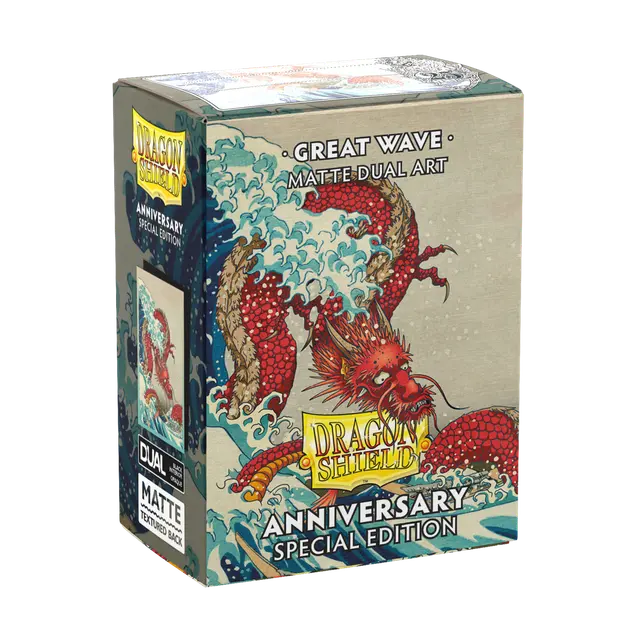 Arcane Tinmen - Dragon Shield - Great Wave - Matte Dual Art Sleeves - Standard Size