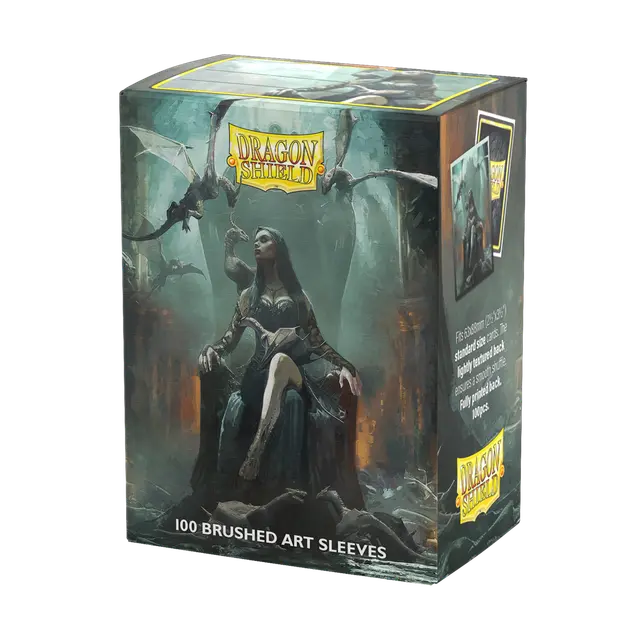Arcane Tinmen - Dragon Shield - Halloween 2024 - Brushed Art Sleeves - Standard Size