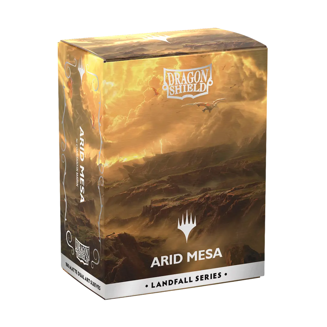 Arcane Tinmen - Dragon Shield - Landfall Series - Arid Mesa - Matte Dual Art Sleeves - Standard Size