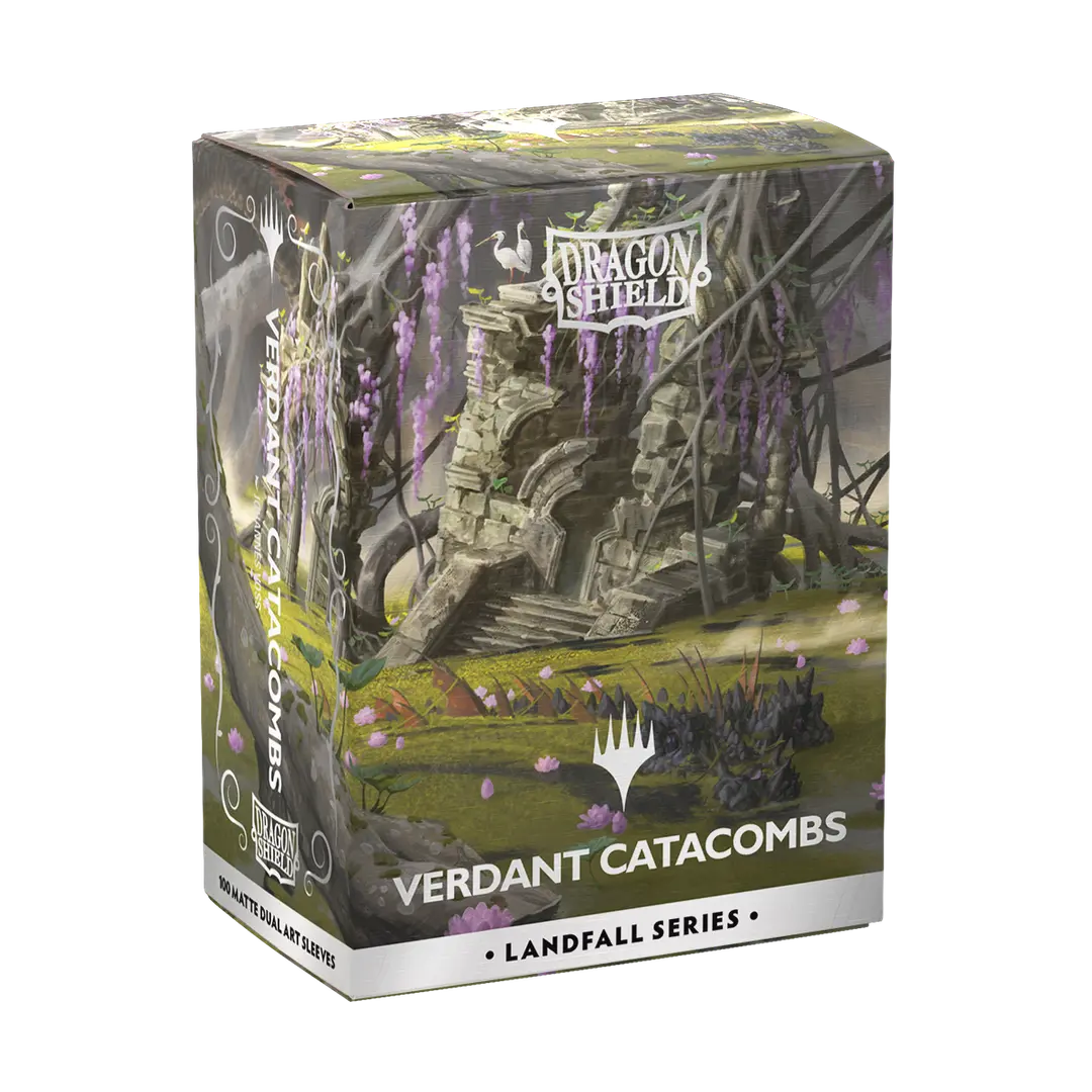 Arcane Tinmen - Dragon Shield - Landfall Series - Verdant Catacombs - Matte Dual Art Sleeves - Standard Size