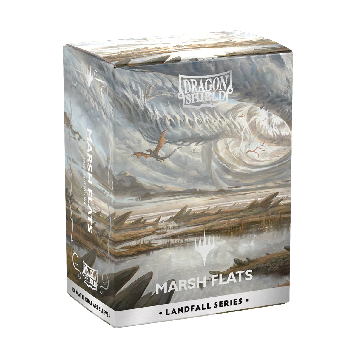 Arcane Tinmen - Dragon Shield - Landfall Series - Marsh Flats - Matte Dual Art Sleeves - Standard Size