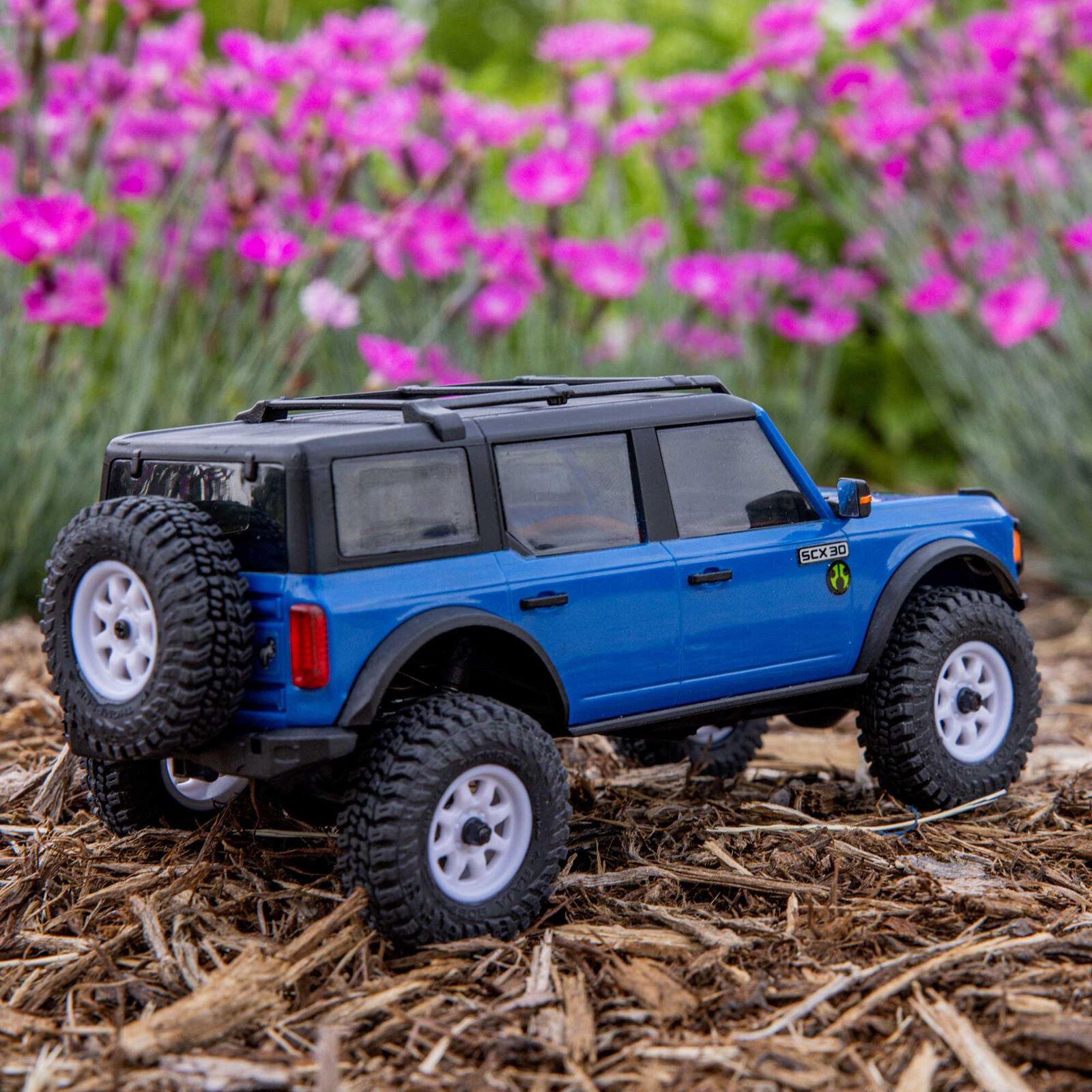Axial - 1/30 Axial SCX30 Ford Bronco (Battery & Charger Included), Azul