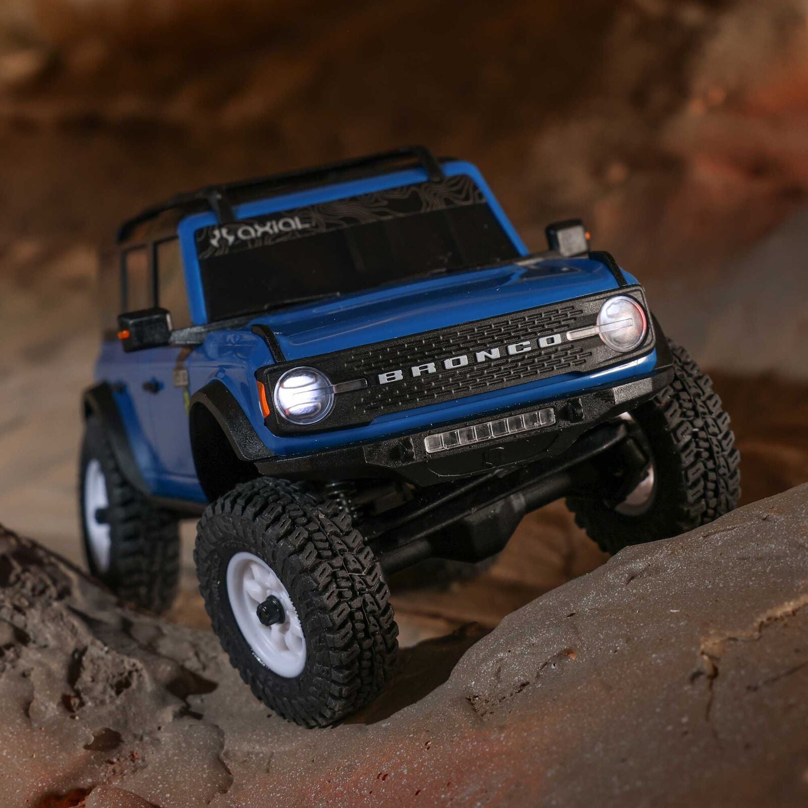 Axial - 1/30 Axial SCX30 Ford Bronco (Battery & Charger Included), Azul