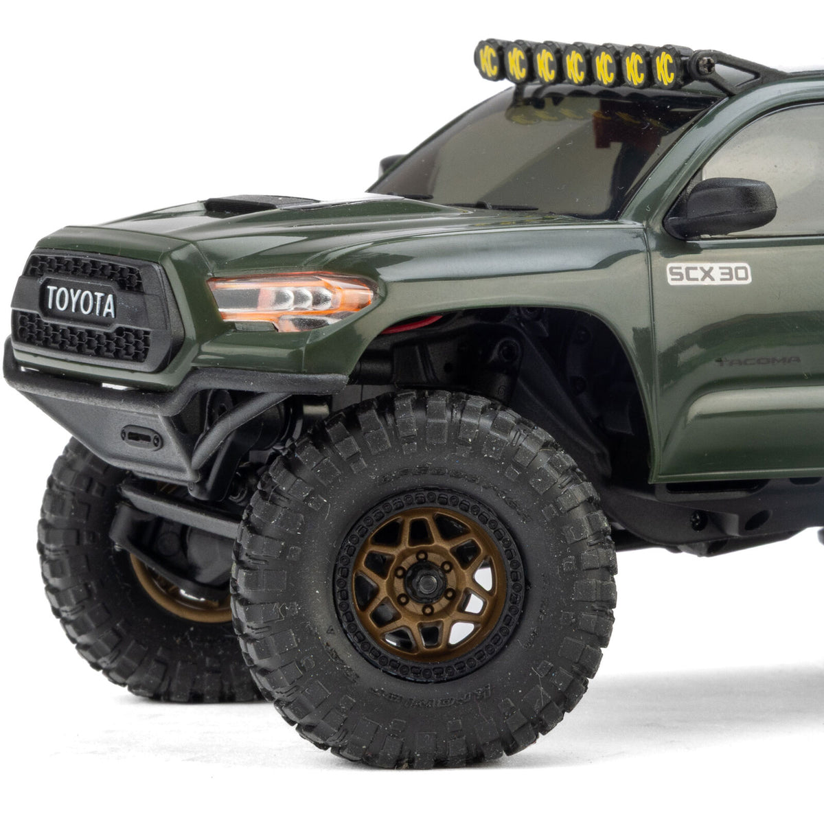 Axial - 1/30 SCX30 Toyota Tacoma TRD Pro 4X4 RTR, Extreme Off-Road, Verde