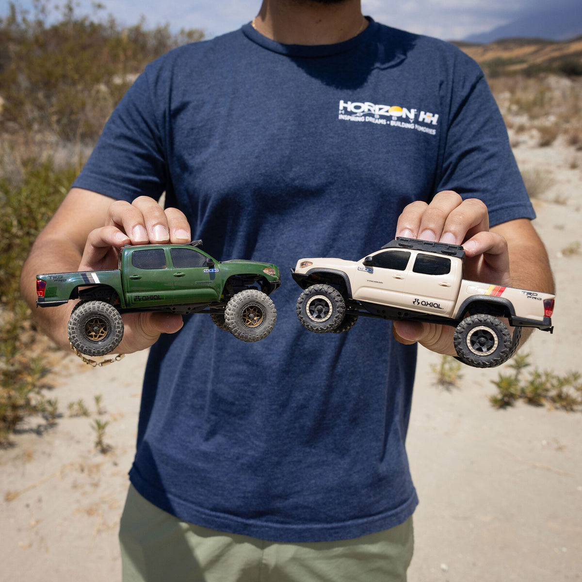 Axial - 1/30 SCX30 Toyota Tacoma TRD Pro 4X4 RTR, Extreme Off-Road, Verde