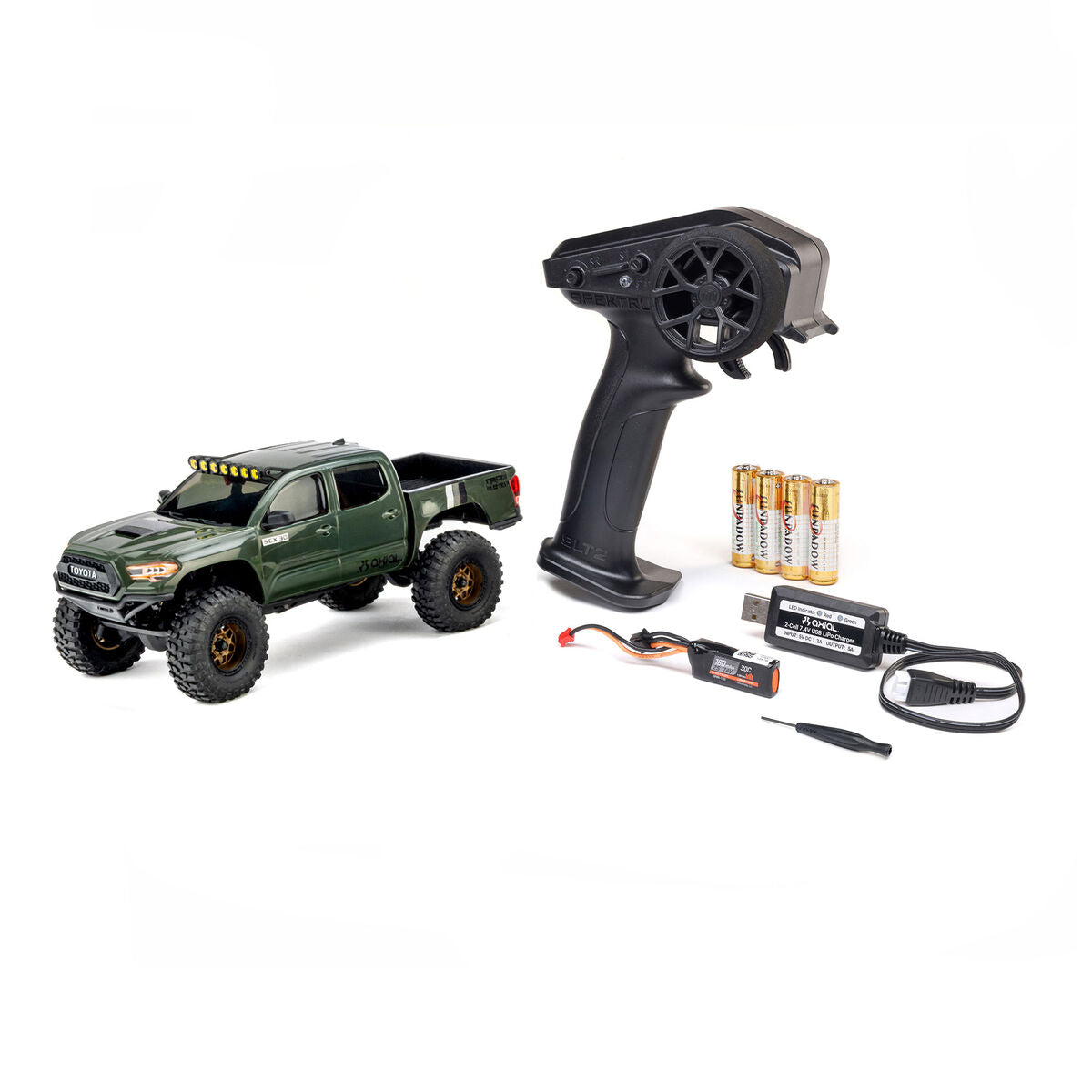 Axial SCX30 Toyota Tacoma Extreme Off-Road color verde